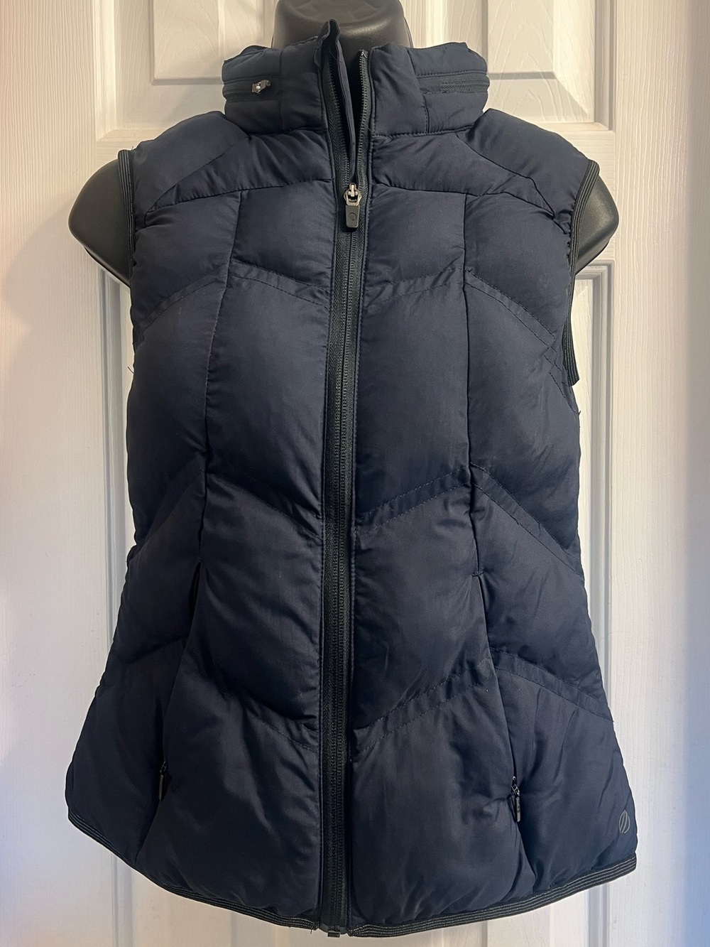 MPG. Sorona Aura Puffer Navy Vest Sz XS